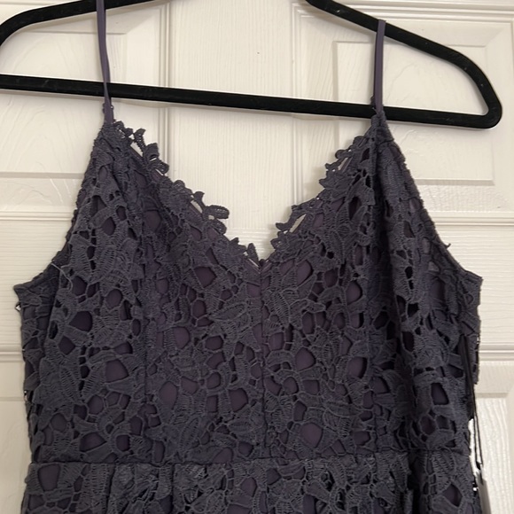 ASTR the label eyelet midi dress ink NWT - Picture 2 of 7